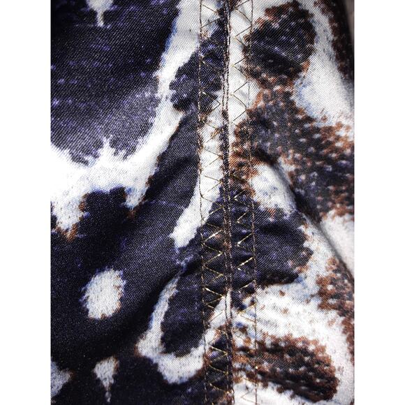 Just Cavalli Italy 44 Leopard Animal Print 3/4 Length Sleeve Blouse - Picture 7 of 9